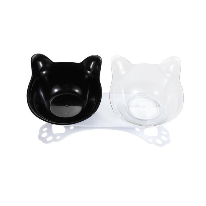 Ecuelle,Bols surélevés pour chats durables chat Double bols surélevé support d'alimentation pour chats, tapis gamelle - Type 7-S