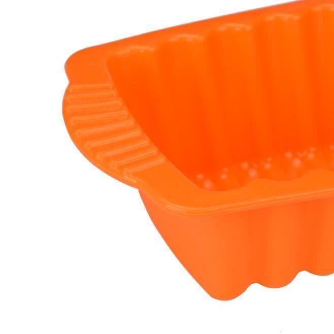 Rectangle de silicone non bâton pain Cake moule pâtisserie moules four moule