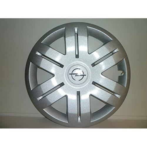 Lot de 4 Enjoliveurs Enjoliveur Boutons Clous de voiture Coupes Rivets Roue Opel Vivaro r 16 (new and old type) (Sc 470L) Logo Chrom