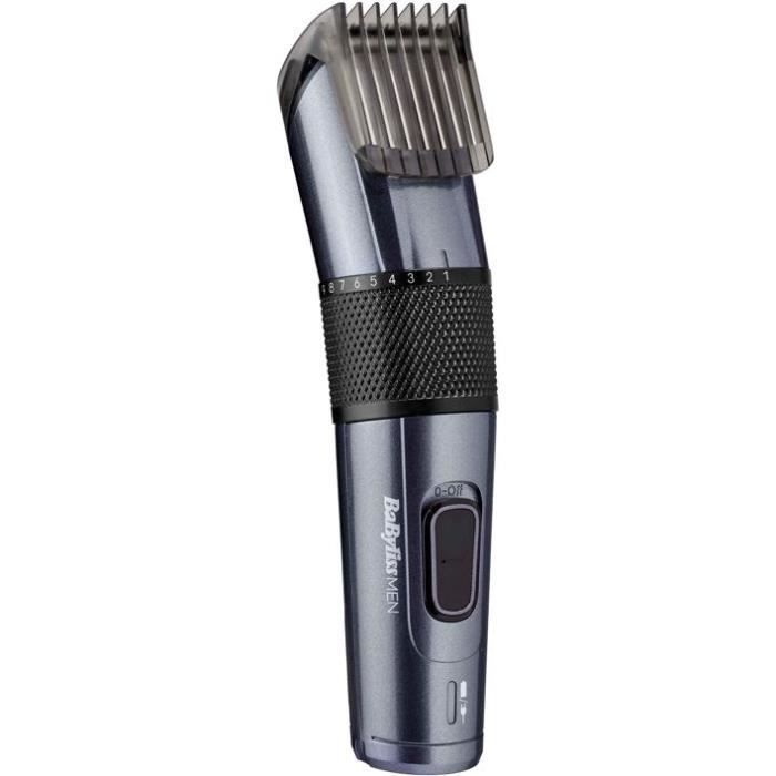 BABYLISS E976E - Tondeuse à cheveux - 26 hauteurs de coupe - Lames en titane durables et ultra-résistantes - Ecran LED
