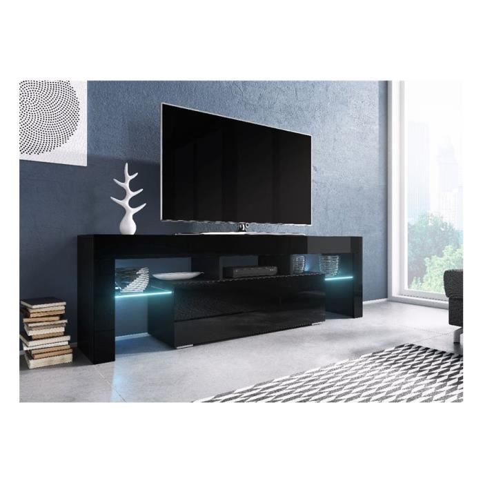 Meuble TV design ROTOS - Noir