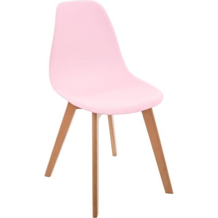 Chaise scandinave pour enfant rose Autres Rose