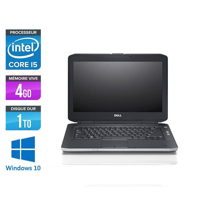 Pc portable Dell E5430 - i5 - 4Go - 1 To HDD - Windows 10 pro
