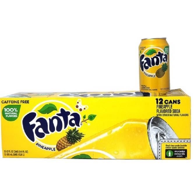 FANTA US ANANAS-( 355 Ml X 12 Boîtes )