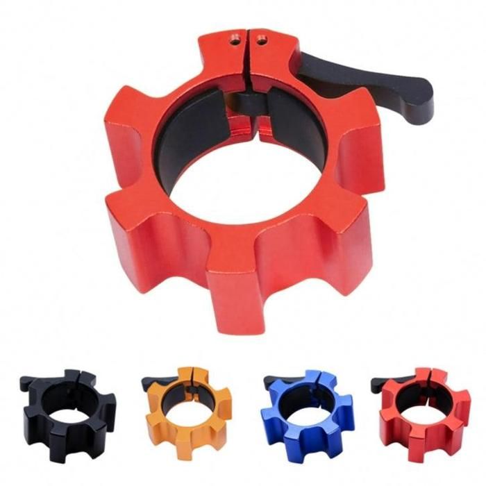 Paire de bloques-disques olympiques 50/51 mm - Version Premium - Rouge