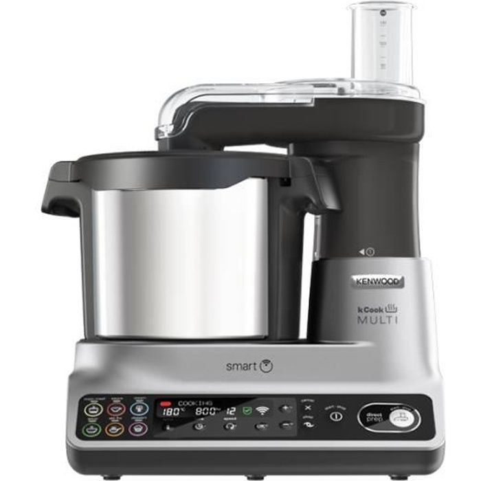 Kenwood CCL455SI, 4,5 L, Noir, Argent, Découpe, 30 - 180 °C, Acier inoxydable, Plastique