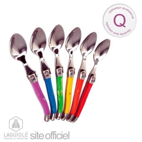 LAGUIOLE 6 grandes cuillères Ambiance couleurs …