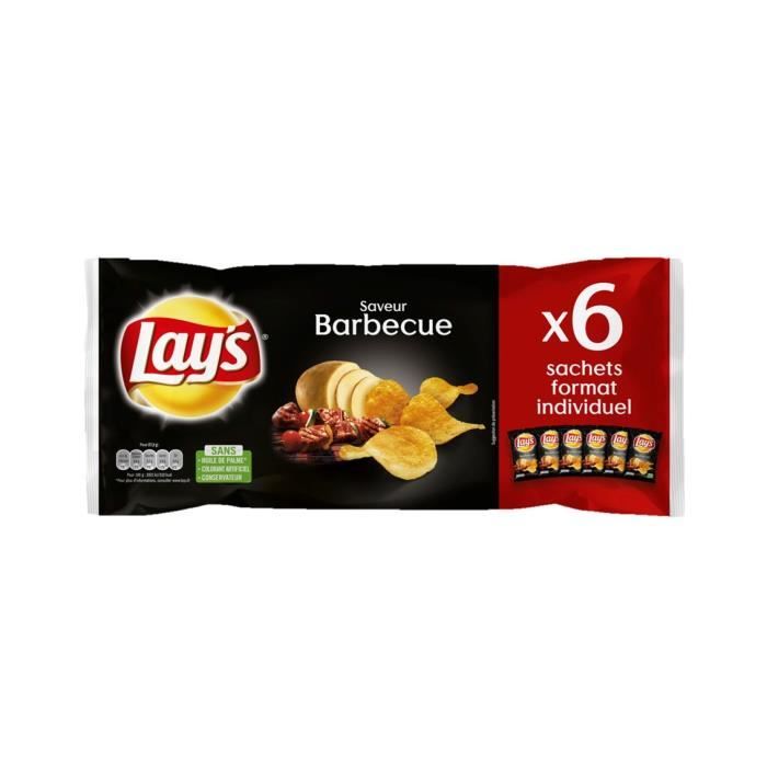 Chips saveur barbecue Lay's - 6x27,5g