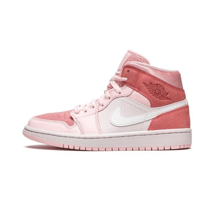 Basket Air-Jordan 1 Chaussure Mid Digital Pink pour Homme et Femme