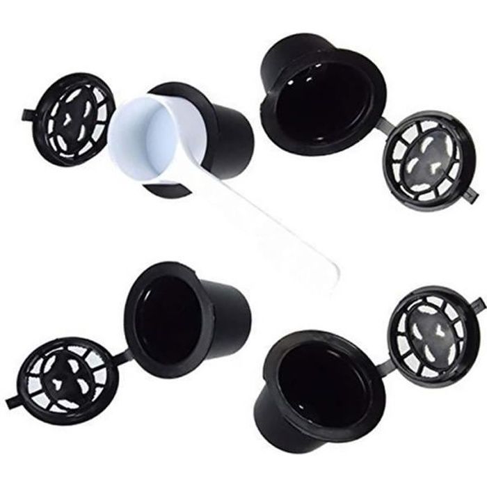 Filtre à café Capsule Capsule rechargeable Filtre Nespresso Machines Nespresso Filtre (4PCS)