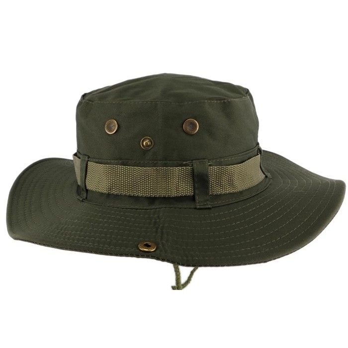 Chapeau Bob safari Vert Armee Azzy - Vert - Taille unique