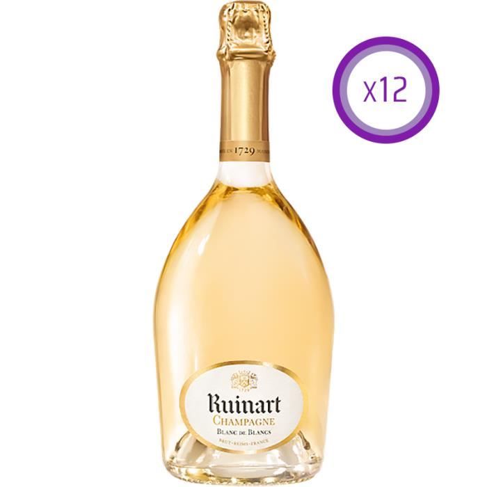 Ruinart Blanc de Blancs - Pack de 12 Demi-bouteilles 37,5cl
