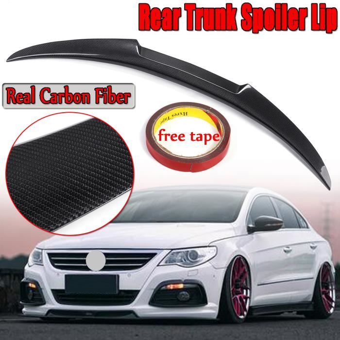 TEMPSA Aileron Arrière Lèvre de Spoiler Arrière de Coffre PR VW Volkswagen CC 08-15 en Fibre Carbone