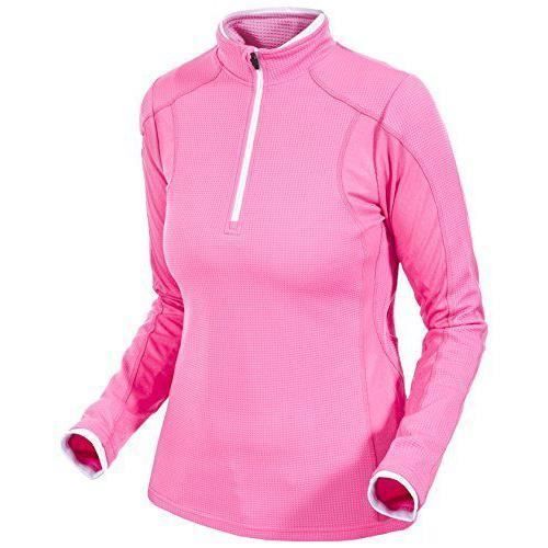 Trespass Ollog Haut de sport Femme Rose Haute Visibilité FR : XL Taille Fabricant : XL - FATOLSL10003 XL-XL-Hi Visibility Pink