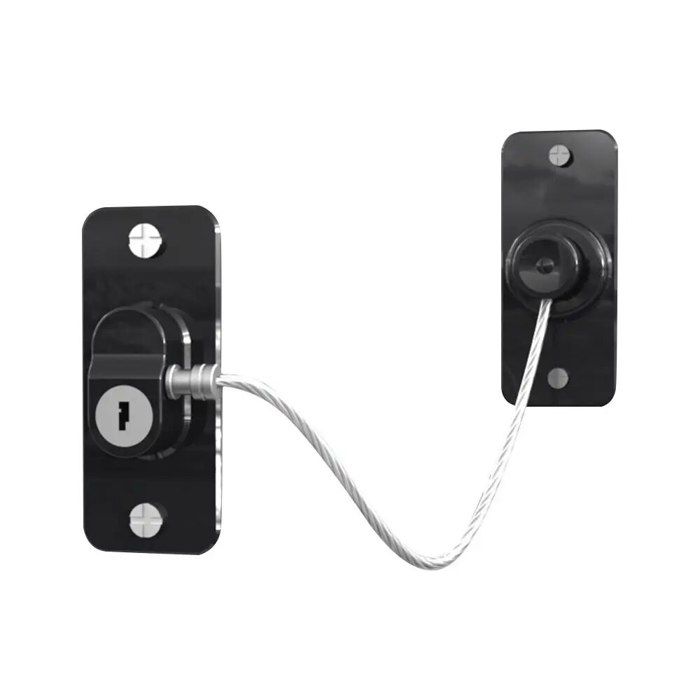 Pryzmax Bloque Porte Bébé 4 Pièces - Sécurité Tiroir, Armoire, Frigo - Installation Sans Perçage, Blanc