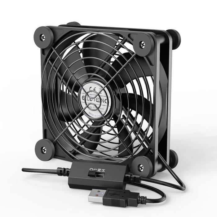 Ventilateur PC - NOBRAND - 120 mm - Trois vitesses - Silencieux - Portable - Nobrand