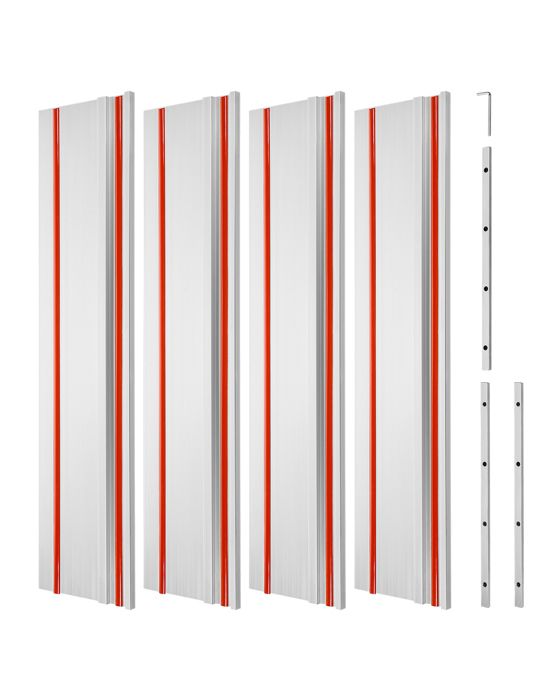 Kit Rail De Guidage Premium En Aluminium – 300/400 Mm + Connecteurs & Pinces – Coupes Parfaites Pour Scie Circulaire & Défonceuse