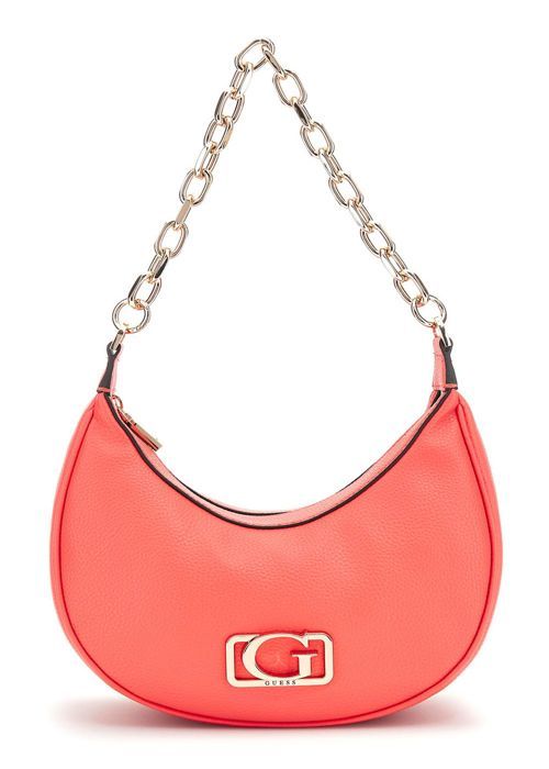 GUESS Sac à épaule corail pour femme Circe Hobo Shoulder Bag