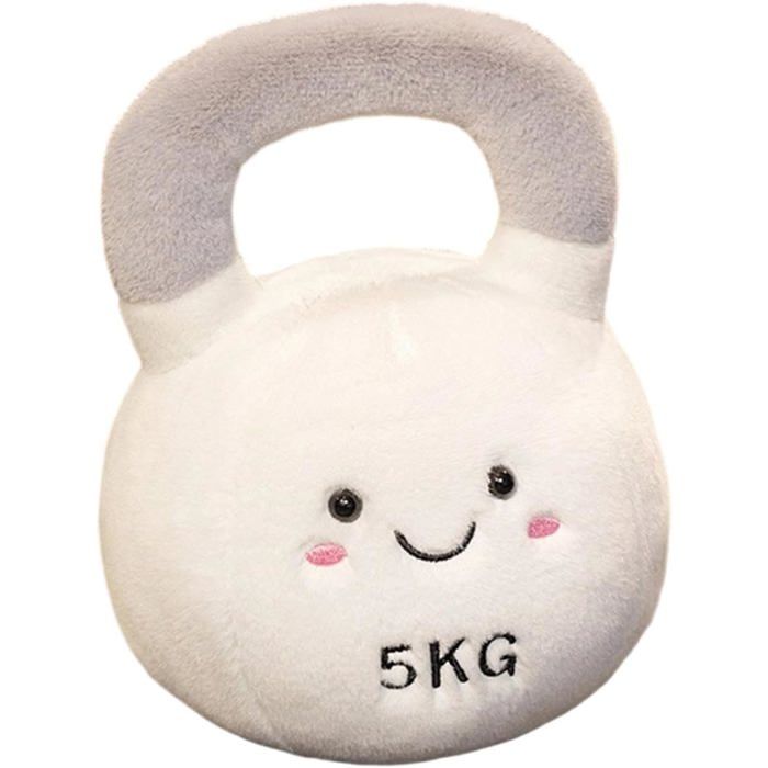 Jouet Peluche Kettlebell pour Bébé Coussin Sensoriel d’Apprentissage Précoce Cadeau Éducatif pour Amateurs de Fitness Blanc Jouet Peluche Kettlebell pour Bébé Coussin Sensoriel d’Apprentissage Précoce Cadeau Éducatif pour Amateurs de Fitness Blanc