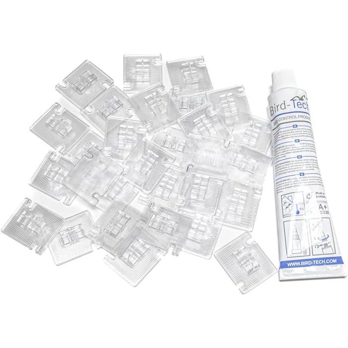 Meilleurs prix pour YSFMODE-Crochets Fixations Pour Filets Chats + Silicone Transparent(25 Unités + 1 Silicone)