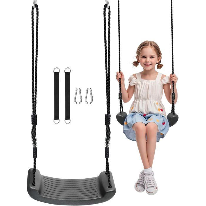 Balançoire à Sangle En Nylon – Hauteur Réglable – Robuste Et Durable – Swing6