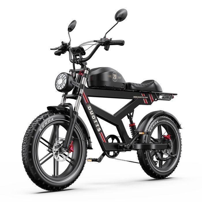 Vélo à assistance électrique DUOTTS-F20 - Moteur 750 W - Batterie 52 V 27 Ah - Pneus 20 pouces - Autonomie de 140 km