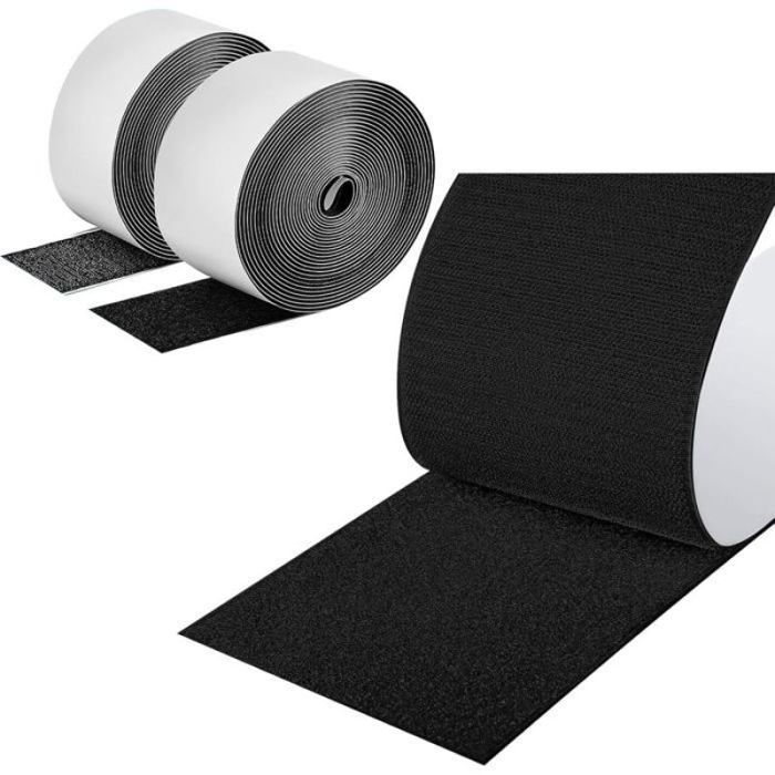 Scratch Autocollant Double Face 5cmx6m Adhésif Hook loop Bande AgrippantesPuissant Shearable Scratch Bande Auto Agrippante pour