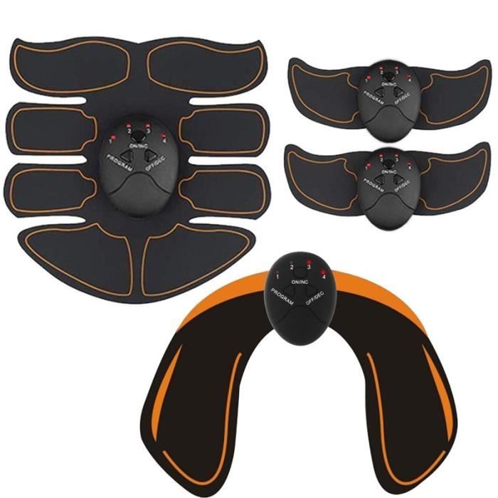 Stimulateur Musculaire Électrique - 6 Modes, Rechargeable USB, Pour Tonification Et Récupération (bras, Dos, Jambes...) - Femme/Homme