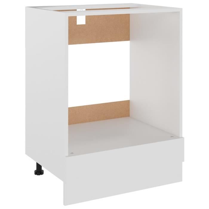 Armoire à four Blanc 60x46x815 cm Aggloméré-ASH7037028788231