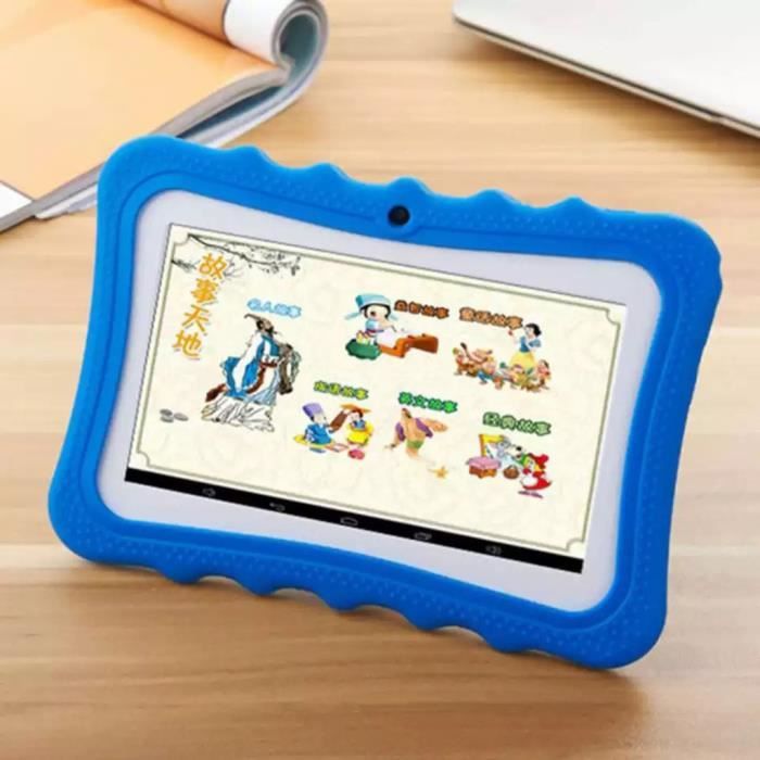 Tablette Enfant Android 10 - 7 Pouces - Quad Core - 16 Go - WiFi - Éducation