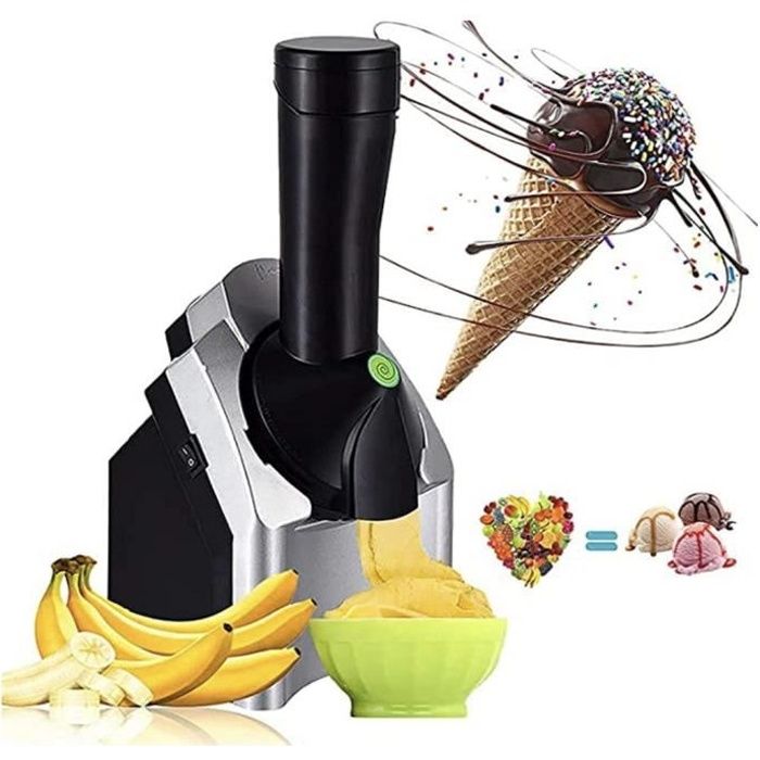 Machine à Crème Glacée Maison - Transforme Fruits Congelés En Dessert En Secondes - Sans Ajout De Sucre