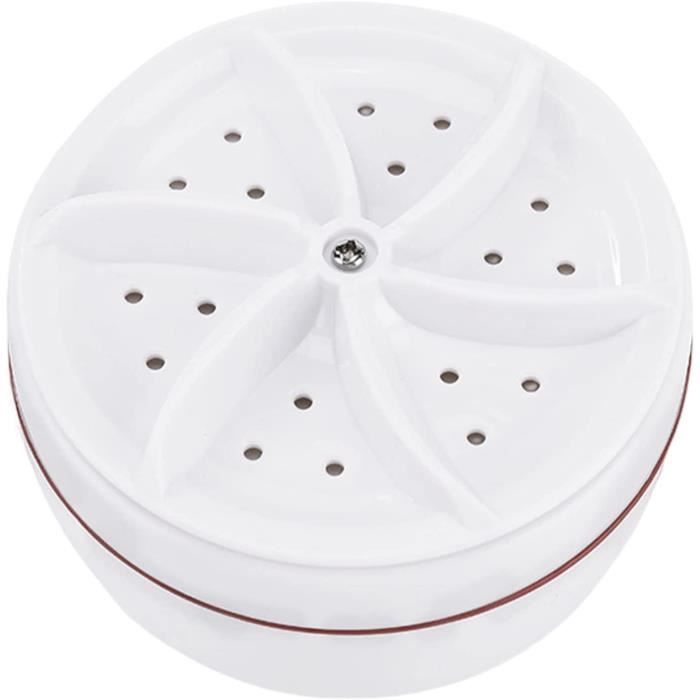 Mini Machine à Laver Turbo Portable USB - Lavage Rapide Vêtements Sous-Vêtements Vaisselle - Gris