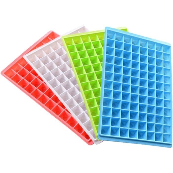 Lot de 100 moules à clamshell en cire en émail transparent, vide, plateau carré en plastique pour centres de cire, bougies