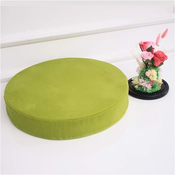 HKJGNH Galettes De Chaise Rond, 40/30/35/50/45cm Linen Fabric Doux Et Lavable Coussin De Sol Ronde Pour Intérieur Et Extérieur, Salle à Manger, Jardin, Cuisine, Bureau, Terrasse(Color 2,25x25x3cm