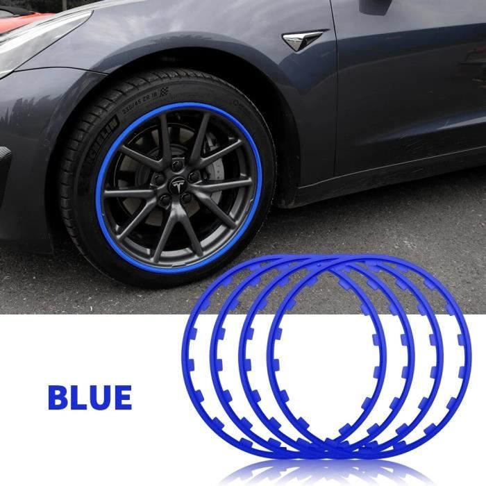 4 pièces bleues - de Roue de Voiture En Aluminium Bouchons Bouchon de Tige  De Valve de Pneu pour BMW Vélo Aut - Cdiscount Auto