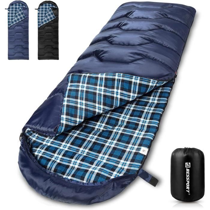 Sac De Couchage Température Extrême 815°C Sac De Couchage Grand Froid, 34 Saisons Flanelle