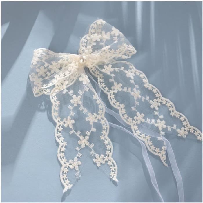 Lot De 2 Rideaux Dentelle Blanc – Fait Main, Style Vintage – Neuf, Prêt à Poser