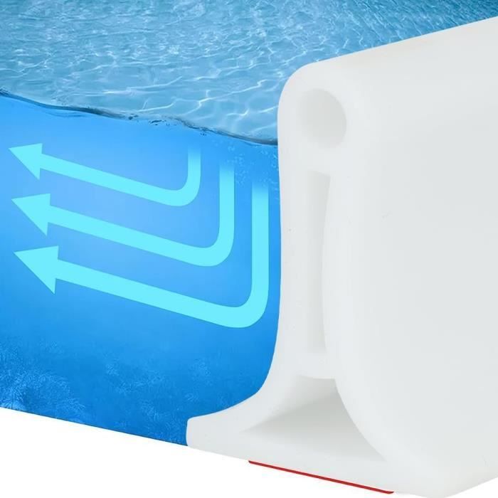200CM Barrière de Douche Pliable, Barrière Porte Eau de Douche, Joint