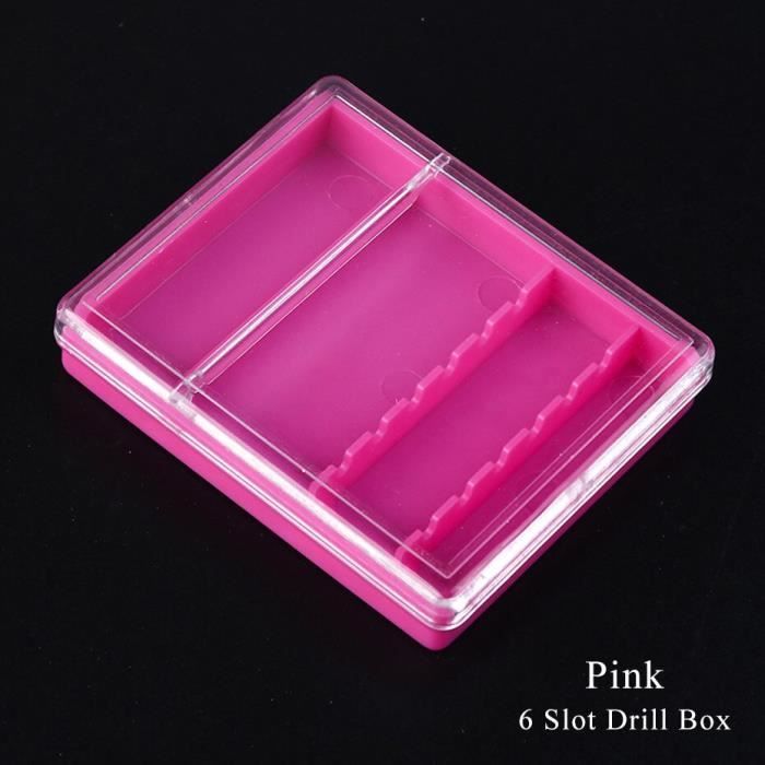 Nail Drill Bit Storage Box Empty Stand Display Box Nail Box
