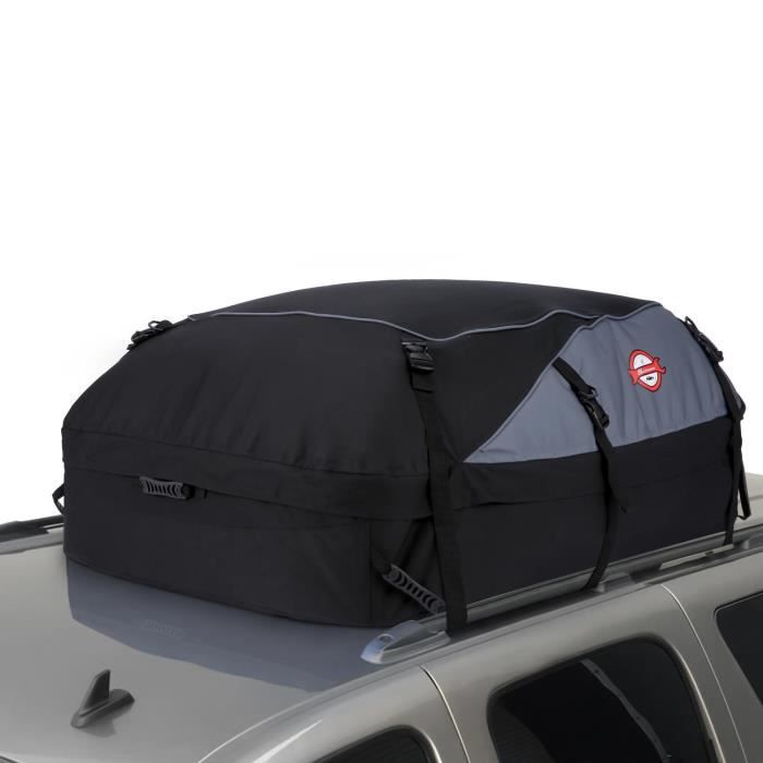 Sac de Toit Voiture pour Voyage Coffre De Toit Voiture Souple Oxford ou 500D bâche -130×100×45cm -Noir