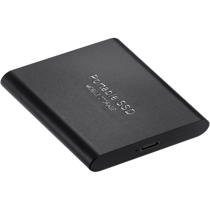 Disque Dur Externe 2To Ultra-Mince 2.5 USB Disque Dur Portable Externe  Tout-métallique Stockage HDD mémoire Cache SSD A5 - Cdiscount Informatique