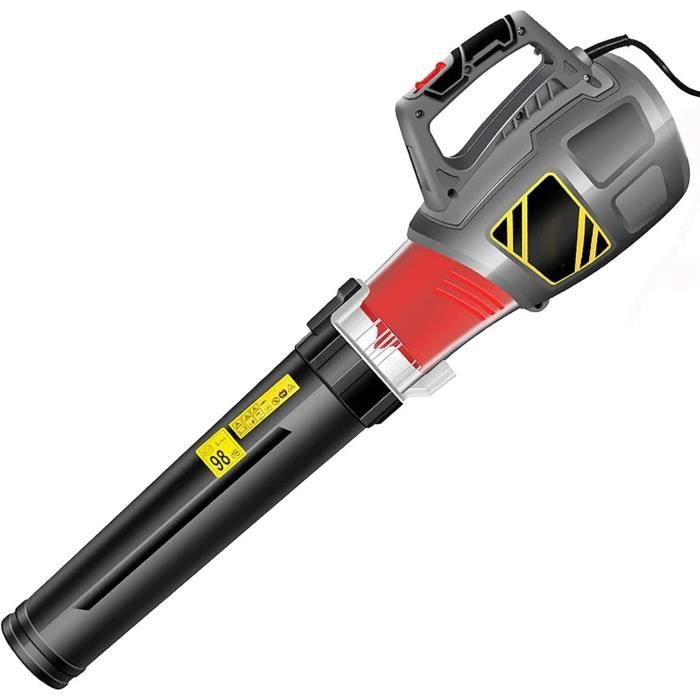Souffleur Ultra Léger 750g - Puissant, 2 Batteries 21V, Pour Voiture, Jardin, Camping