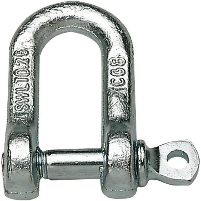 CHAPUIS - Manille droite acier zingué larg.26.5mm axe 11mm UC1