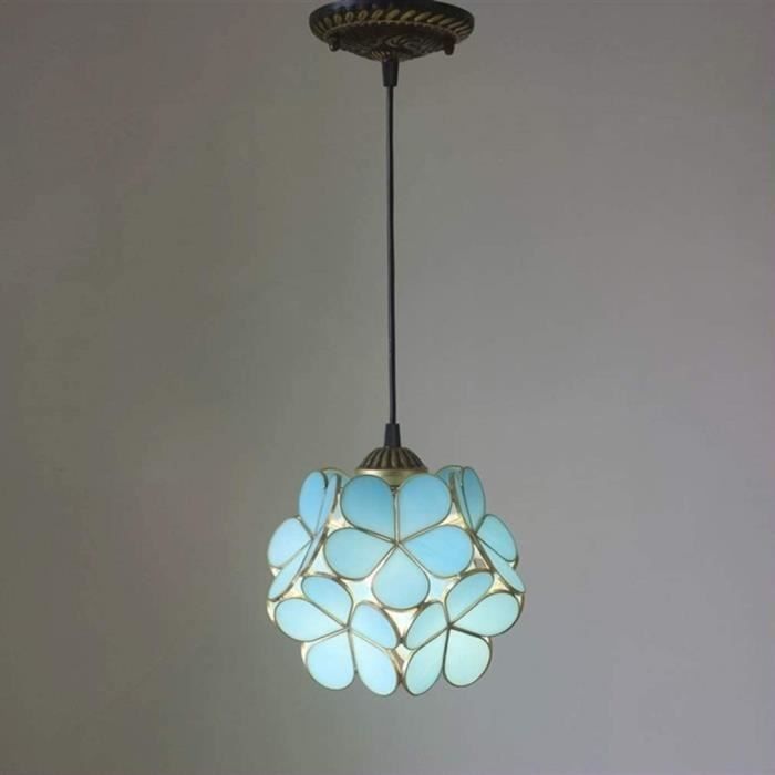 Suspension luminaire bois et verre