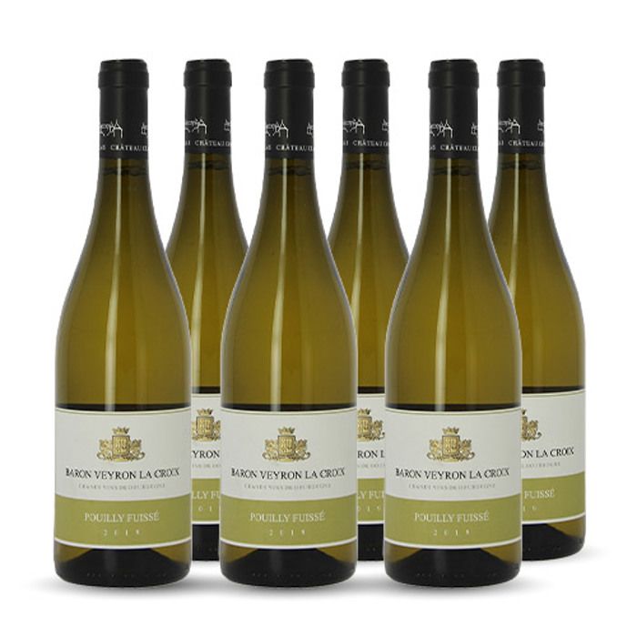 BARON VEYRON LA CROIX PouillyFuissé Blanc 2019 6x75cl La cave Cdiscount