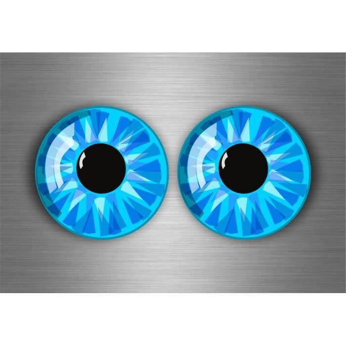 2x Autocollant Sticker Voiture Moto œil Yeux Casque Scooter Quad Monster Bleu Cdiscount Auto 2x Autocollant Sticker Voiture Moto œil Yeux Casque Scooter Quad Monster Bleu Cdiscount Auto