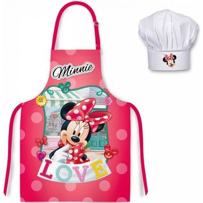 Set Tablier + Chapeau Chef Enfant | 4 Pièces | Taille 3-6 Ans | Polyester | Pour Cuisine, Peinture, Activités Manuelles