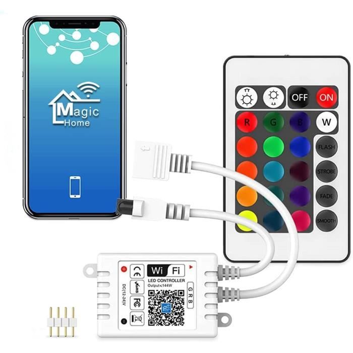 Mini contrôleur RGB avec télécommande radio
