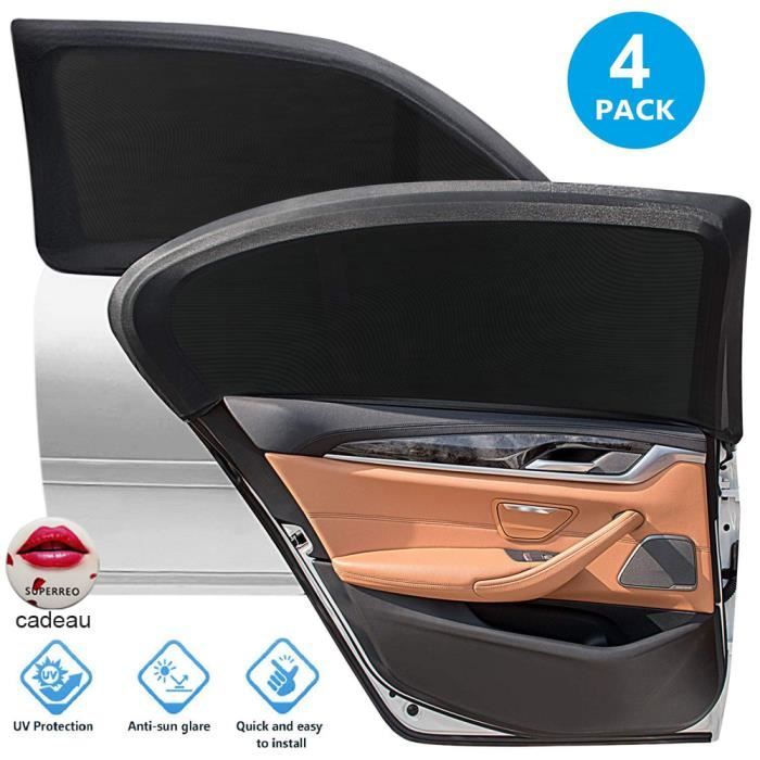 Viccioo Pare Soleil Voiture Bebe 2 Pieces Chaussette Vitre Voiture Avec Protection Uv Pour Bebe Et Parents Universelle Shade Pare Soleil Bebe Accesorios