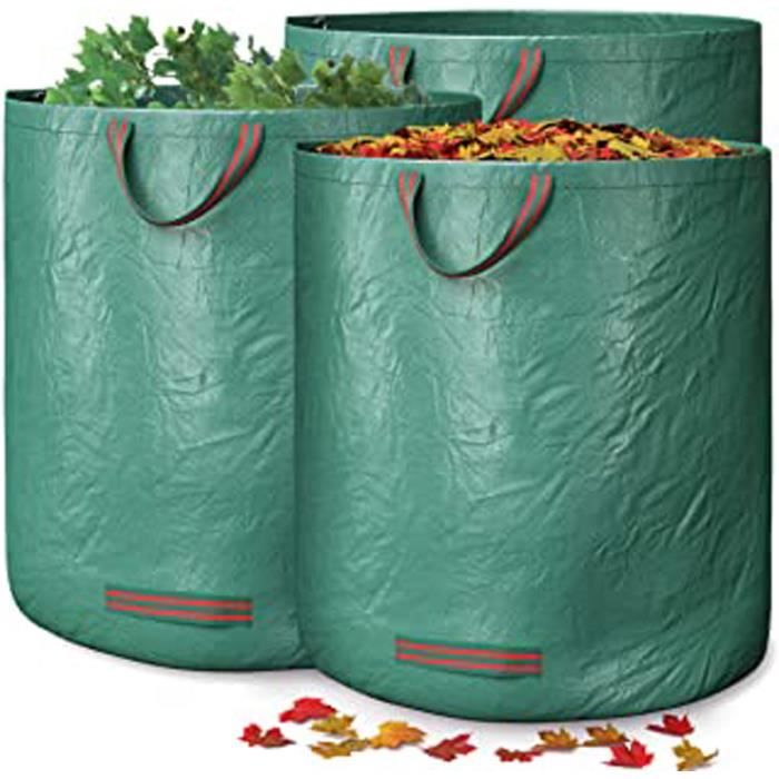 Sac De Jardin Sac Jardinage Dechets 272L (3 Pièces) Sac Vegetaux Sac Dechet  Vert Sac Herbe Jardin Sac Vegetaux Jardin Sac Poubelle - Cdiscount Jardin